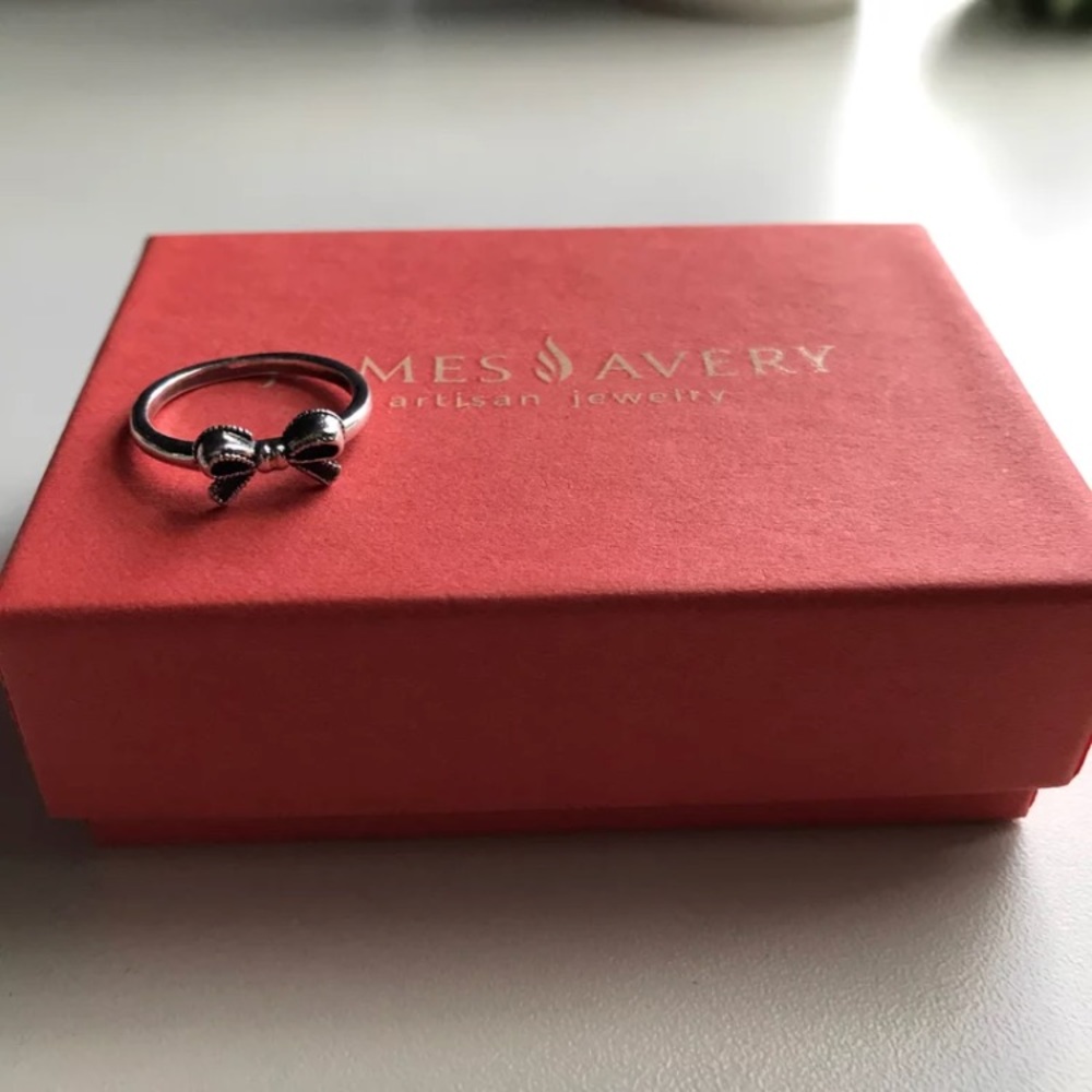 James Avery Bow Ring Size 6